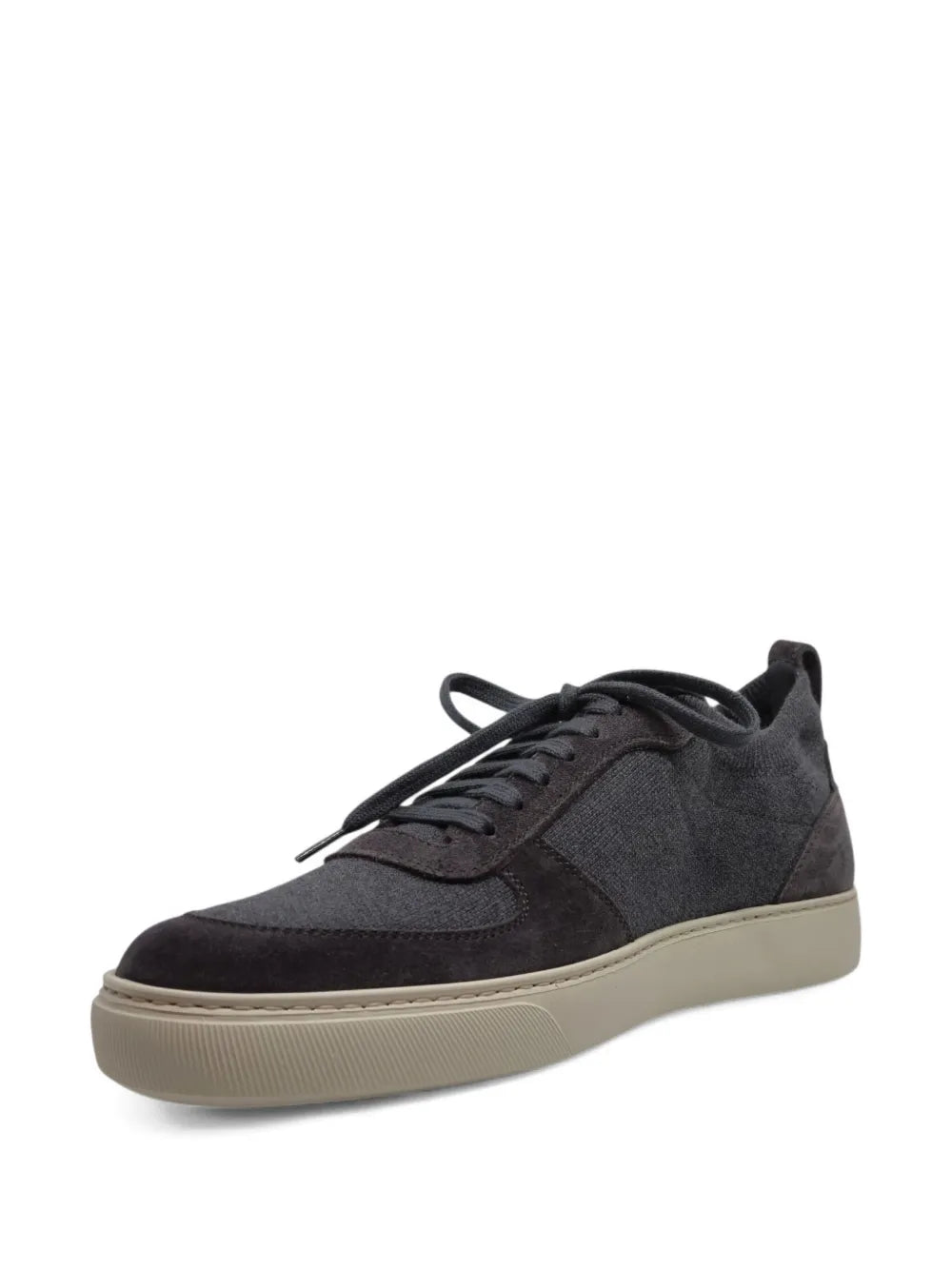 Henderson Baracco Knit-Suede Sneakers