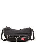 Dieselx Eastpak frayed denim shoulder bag