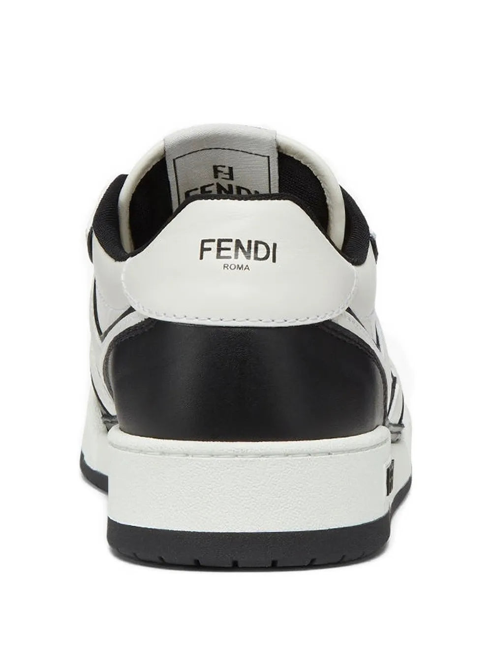 Fendi Match Leather Sneakers