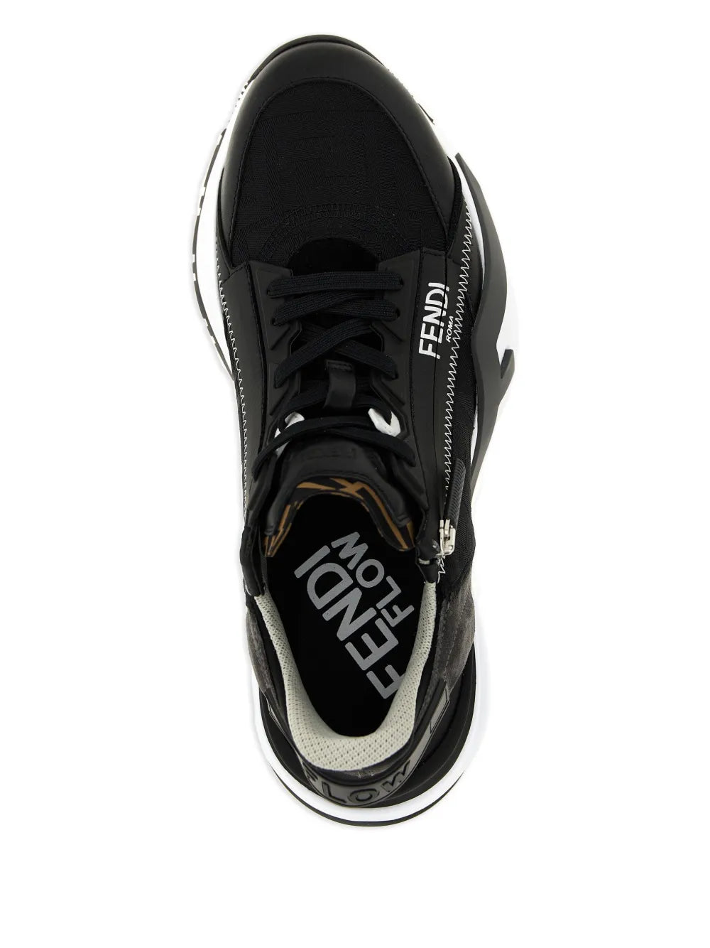 Fendi Flow Ff Jacquard Sneakers