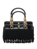 Kurt Geiger Londonfringe-embellished chain-handle tote bag