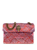 Kurt Geiger Londoncrystal-embellished paisley tote bag