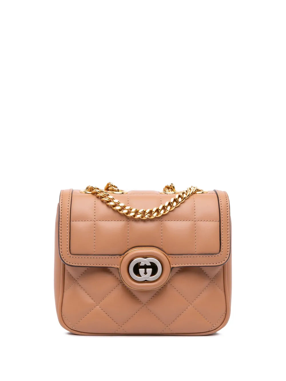 Pre-OwnedGucci Pre-Owned2016-2025 Mini Leather Deco Chain shoulder bag