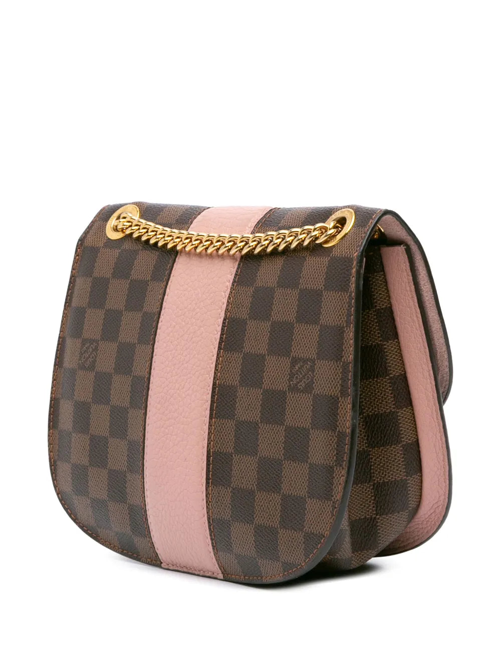 Pre-OwnedLouis Vuitton Pre-Owned2018 Damier Ebene Cuir Taurillon Wight shoulder bag