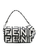 Pre-OwnedFendi Pre-Owned2000-2010 Marc Jacobs Nappa Vitello King Logo Print Baguette satchel
