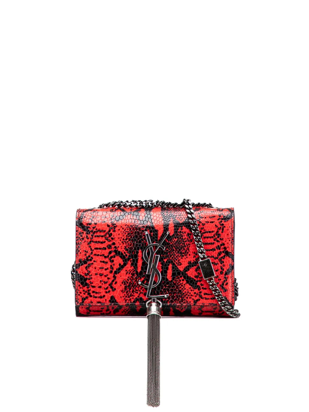 Pre-OwnedSaint Laurent Pre-Owned2015 Small Embossed Calfskin Classic Monogram Kate crossbody bag