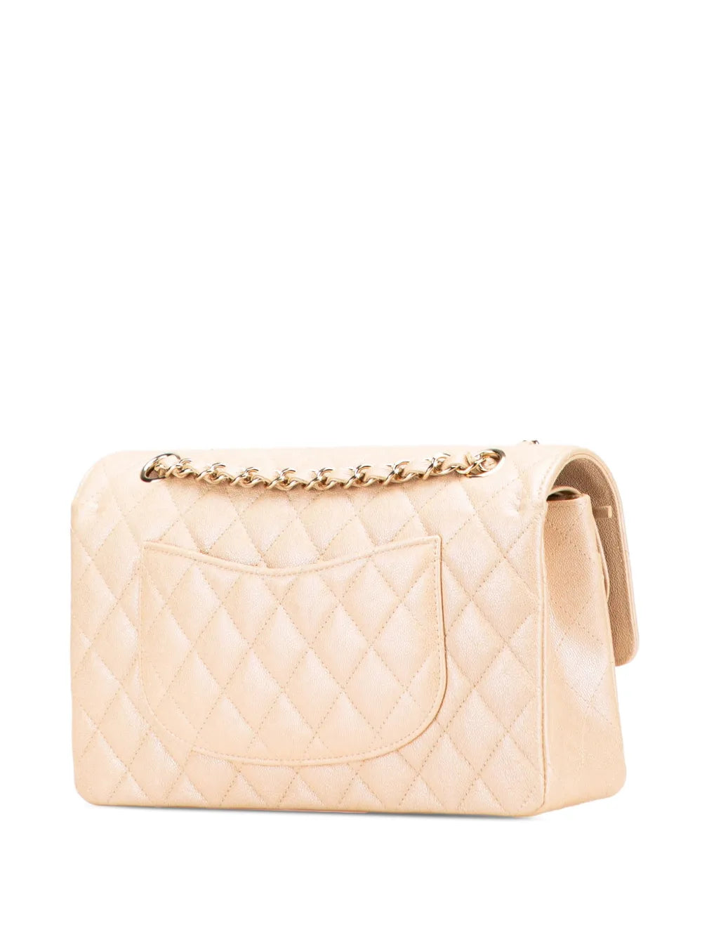 Pre-OwnedCHANEL Pre-Owned2019 Medium Classic Iridescent Caviar Double Flap shoulder bag