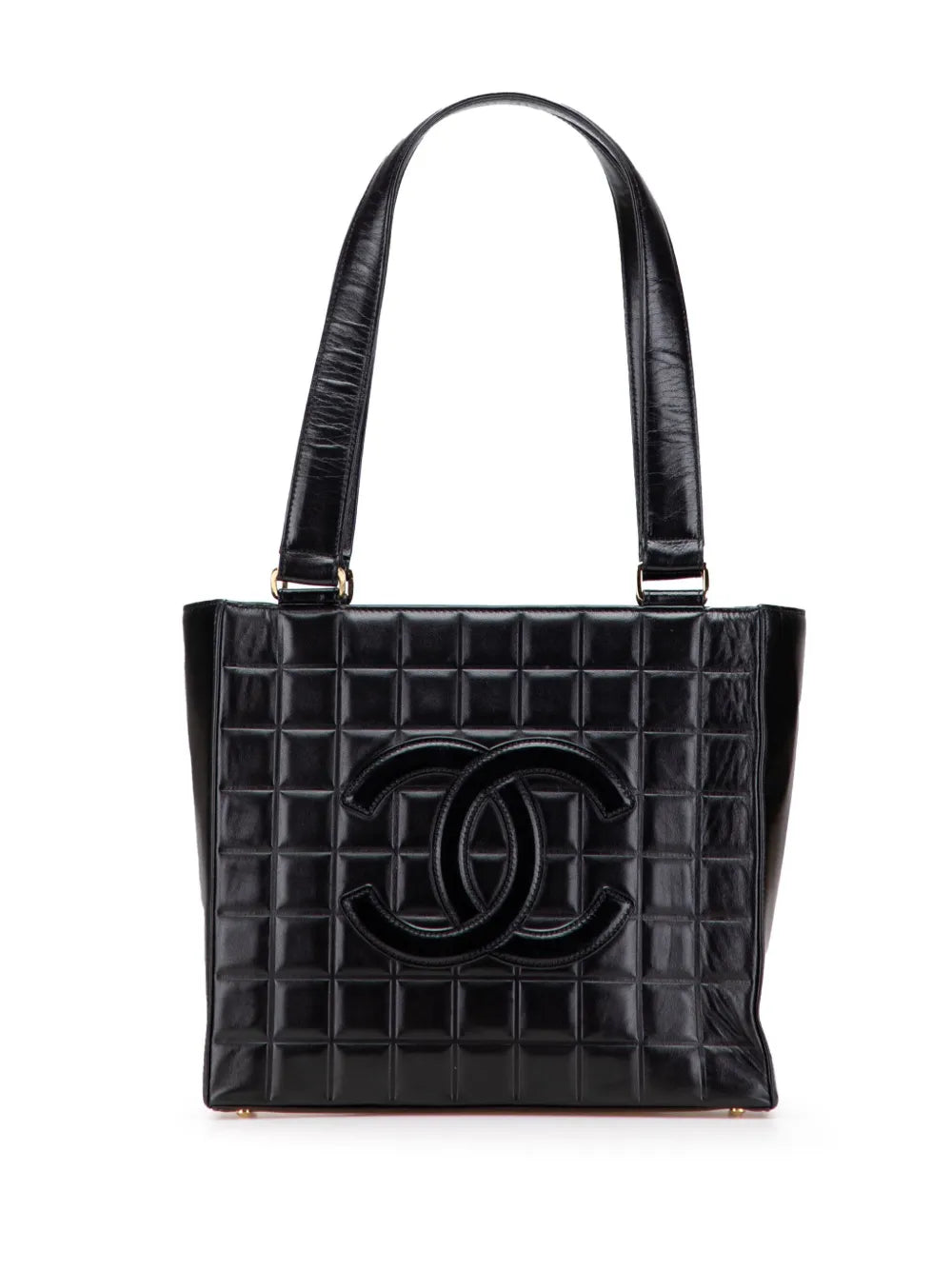 Pre-OwnedCHANEL Pre-Owned2002-2003 CC Chocolate Bar Lambskin tote bag