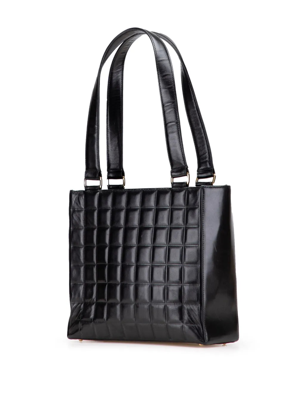 Pre-OwnedCHANEL Pre-Owned2002-2003 CC Chocolate Bar Lambskin tote bag