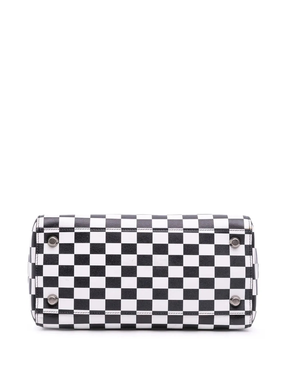 Pre-OwnedChristian Dior Pre-Owned2017 Medium Calfskin Checkered Lady Dior satchel