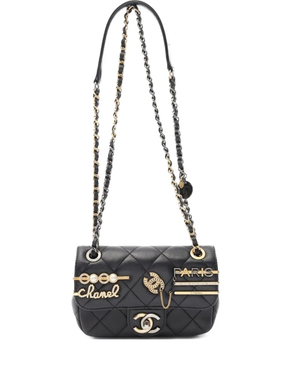 Pre-OwnedCHANEL Pre-Owned2021 matelasschain shoulder bag