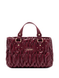 LIU JOlogo-plaque tote bag