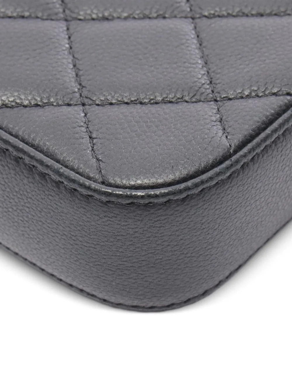 Pre-OwnedCHANEL Pre-Owned2018-2019 W-Zip chain wallet