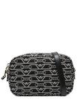 Emporio Armanilogo-monogram crossbody bag