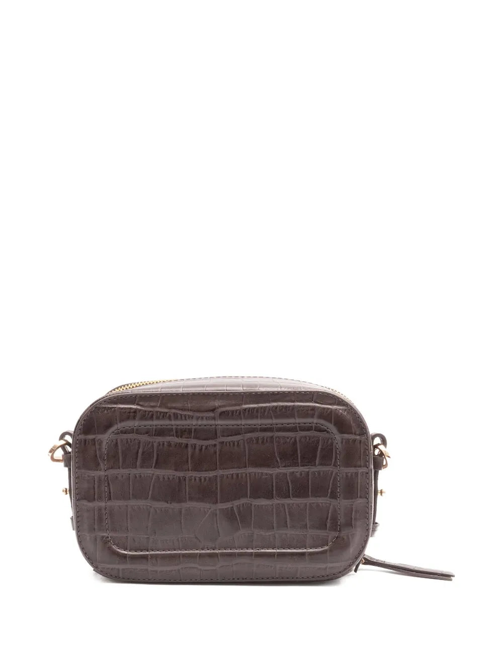 IslaDance crocodile-embossed embellished mini bag