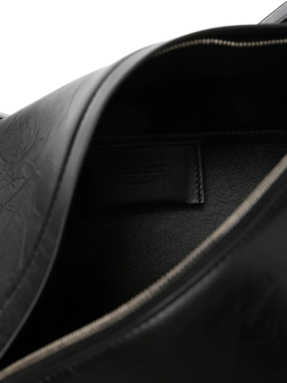 Jil Sanderlogo-print leather tote bag