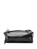 Jil Sanderlogo-print leather tote bag
