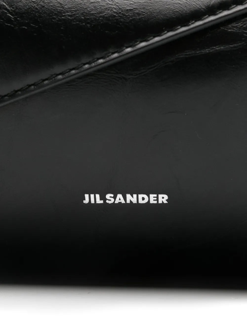 Jil Sanderlogo-print leather tote bag