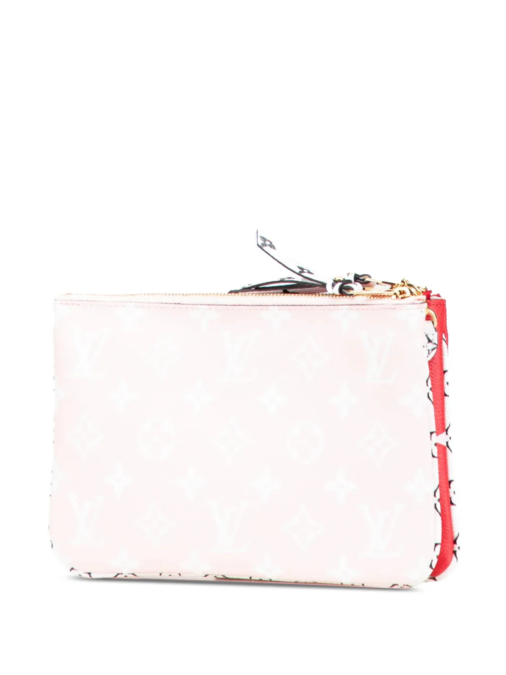 Pre-OwnedLouis Vuitton Pre-Owned2019 Limited Edition Monogram Giant Double Zip Pochette crossbody bag