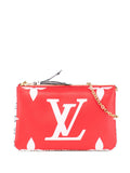 Pre-OwnedLouis Vuitton Pre-Owned2019 Limited Edition Monogram Giant Double Zip Pochette crossbody bag