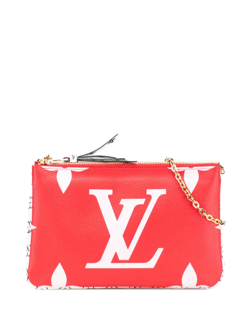 Pre-OwnedLouis Vuitton Pre-Owned2019 Limited Edition Monogram Giant Double Zip Pochette crossbody bag
