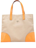 Pre-OwnedPrada Pre-Owned2000-2013 Cinghiale Trimmed Canapa tote bag
