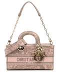 Pre-OwnedChristian Dior Pre-Owned2023 Medium Canvas Embroidered Toile De Jouy Lady D Joy satchel