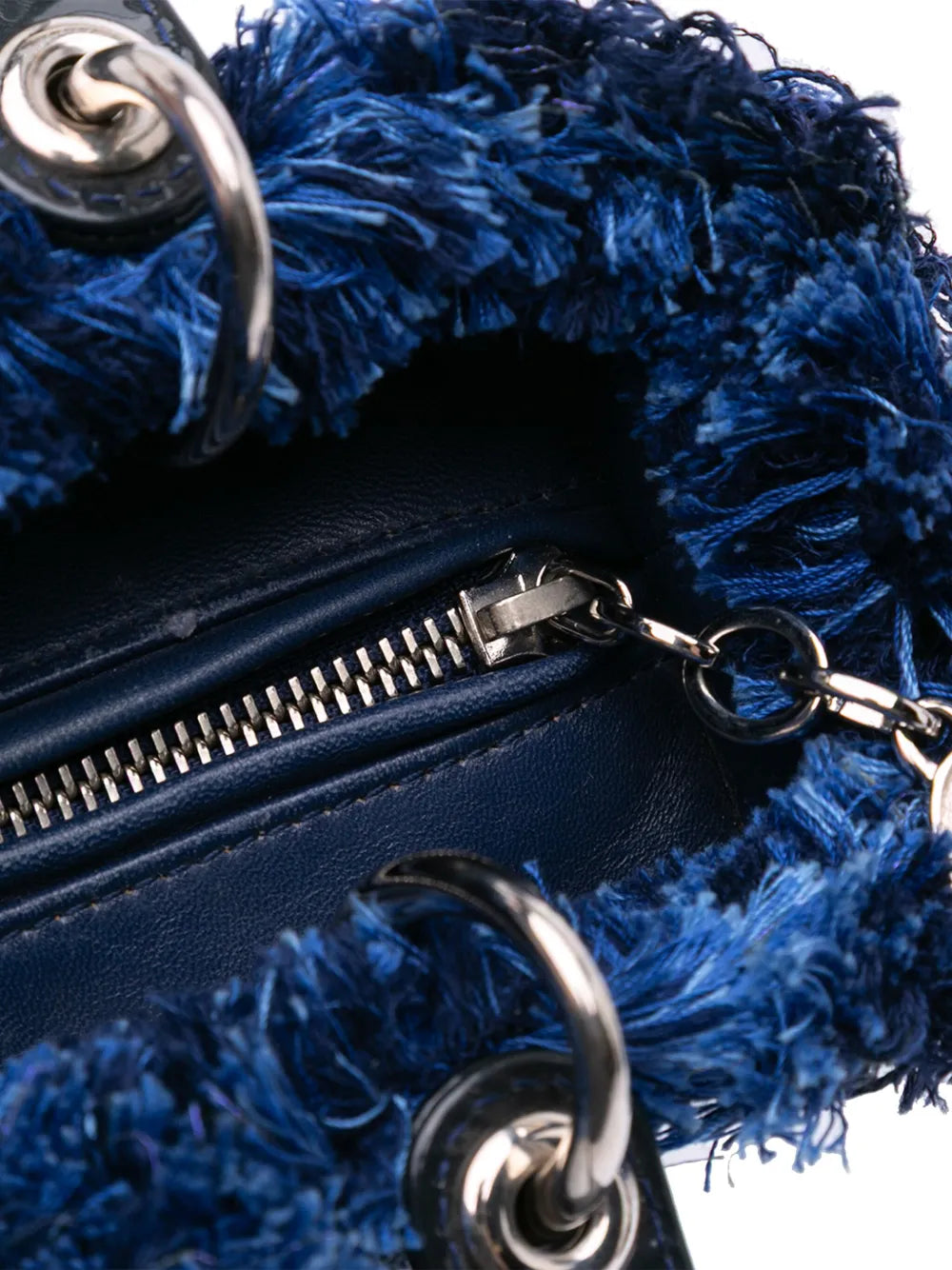 Pre-OwnedChristian Dior Pre-Owned2013 Medium Tweed Lady Dior satchel