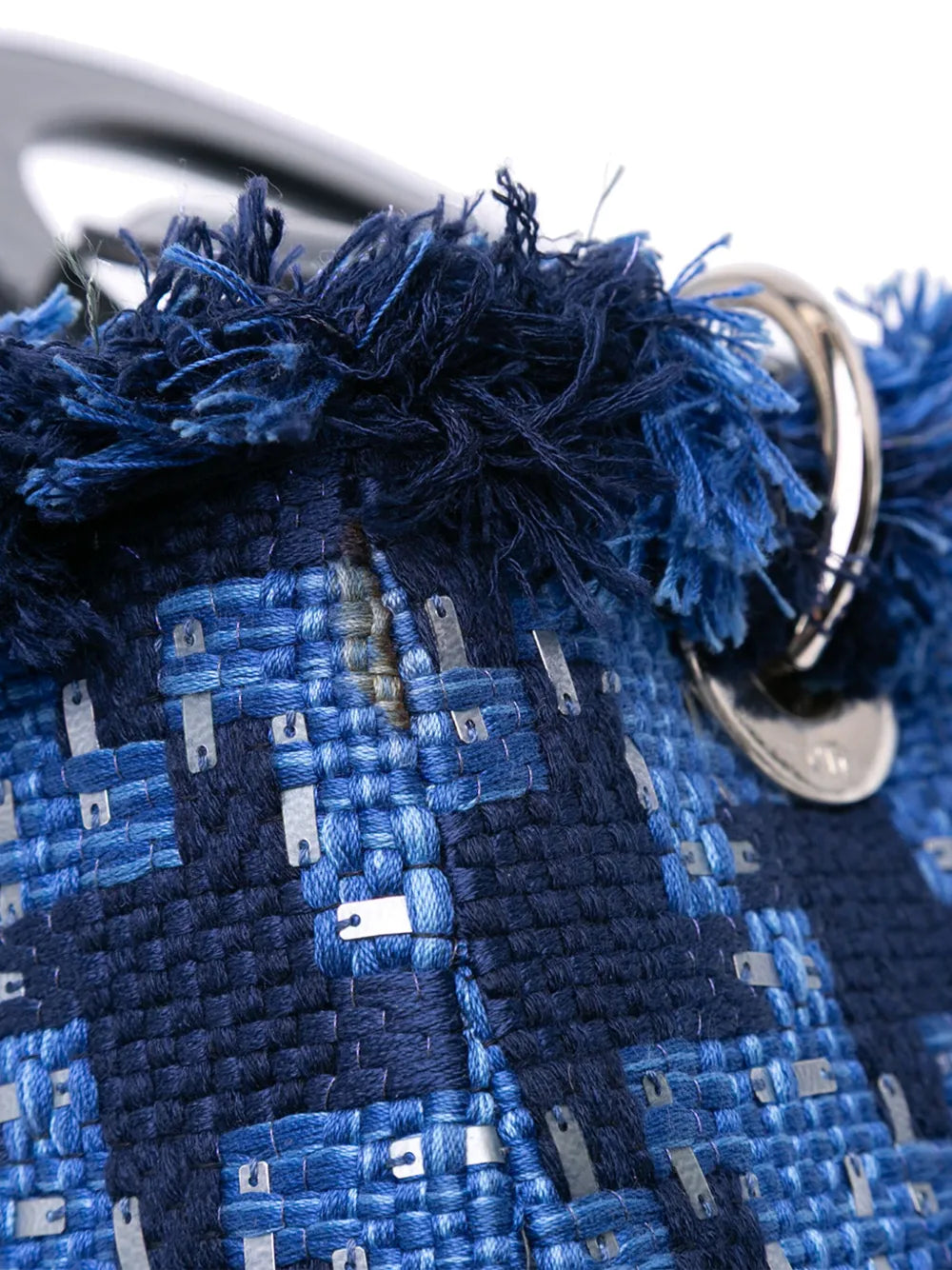 Pre-OwnedChristian Dior Pre-Owned2013 Medium Tweed Lady Dior satchel