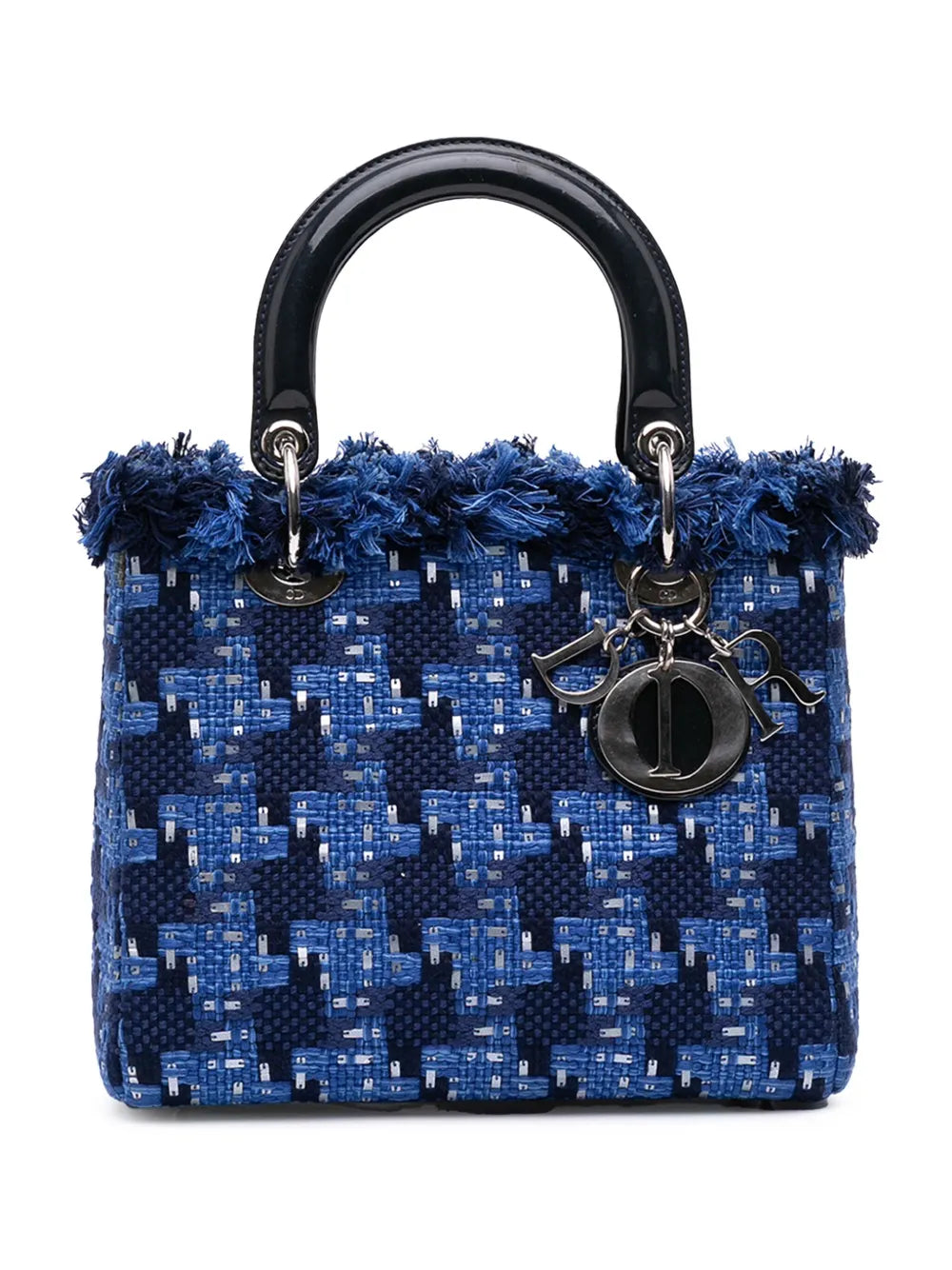 Pre-OwnedChristian Dior Pre-Owned2013 Medium Tweed Lady Dior satchel