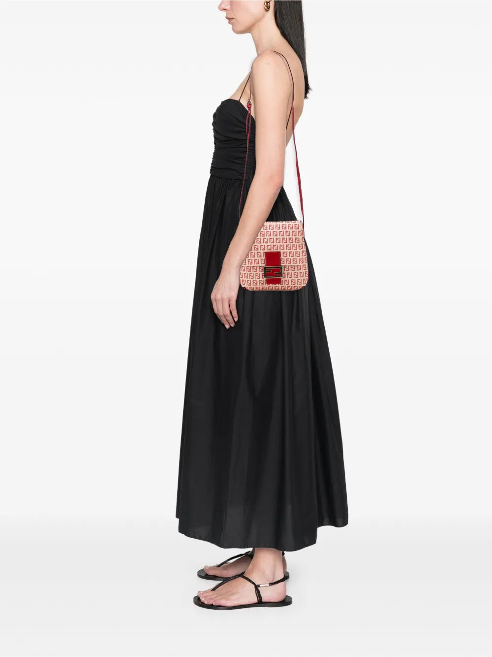 Pre-OwnedFendi Pre-Owned2000-2010 Zucchino Canvas Flap crossbody bag