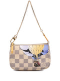 Pre-OwnedLouis Vuitton Pre-Owned2011 Damier Azur Illustre Mini Pochette Accessoires handbag