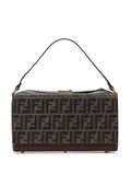 Pre-OwnedFendi Pre-Owned2000-2010 Zucca Canvas Push Lock Box handbag