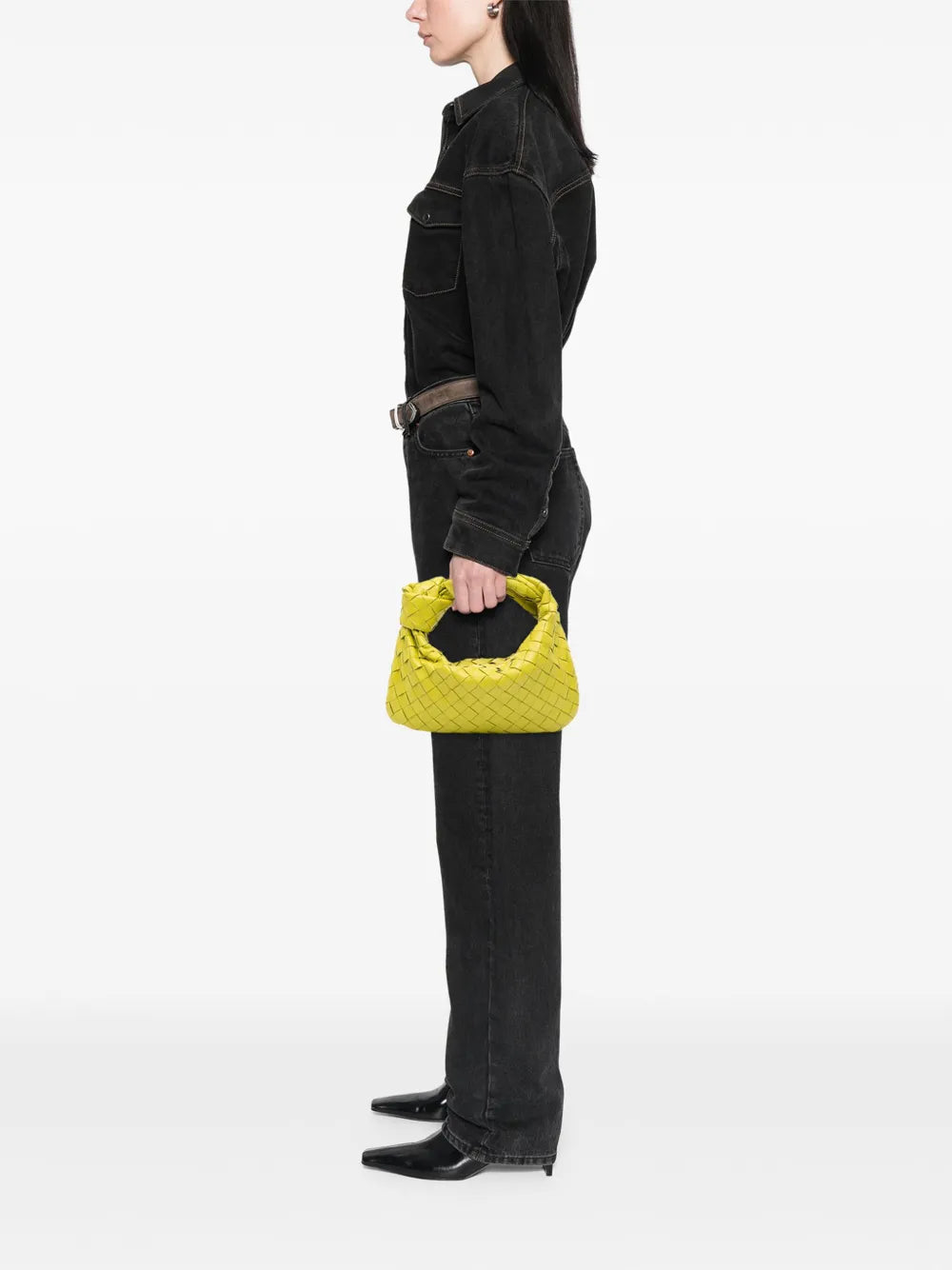 Pre-OwnedBottega Veneta Pre-Owned2012-2025 Mini Nappa Intrecciato Jodie hobo bag