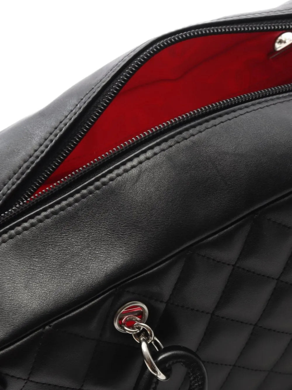 Pre-OwnedCHANEL Pre-Owned2008-2009 Cambon quilted shoulder bag