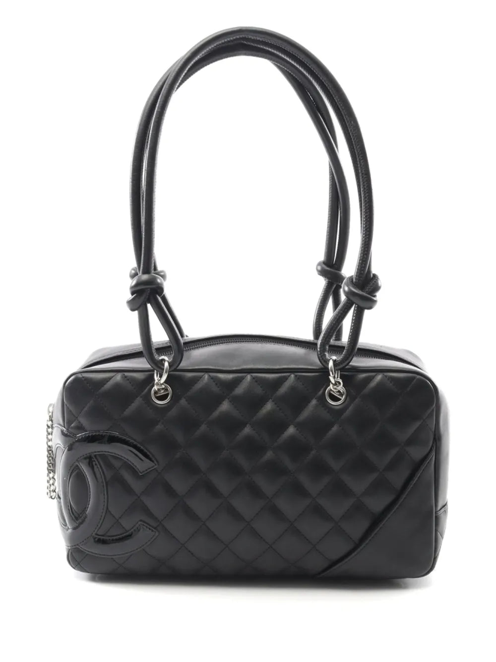 Pre-OwnedCHANEL Pre-Owned2008-2009 Cambon quilted shoulder bag