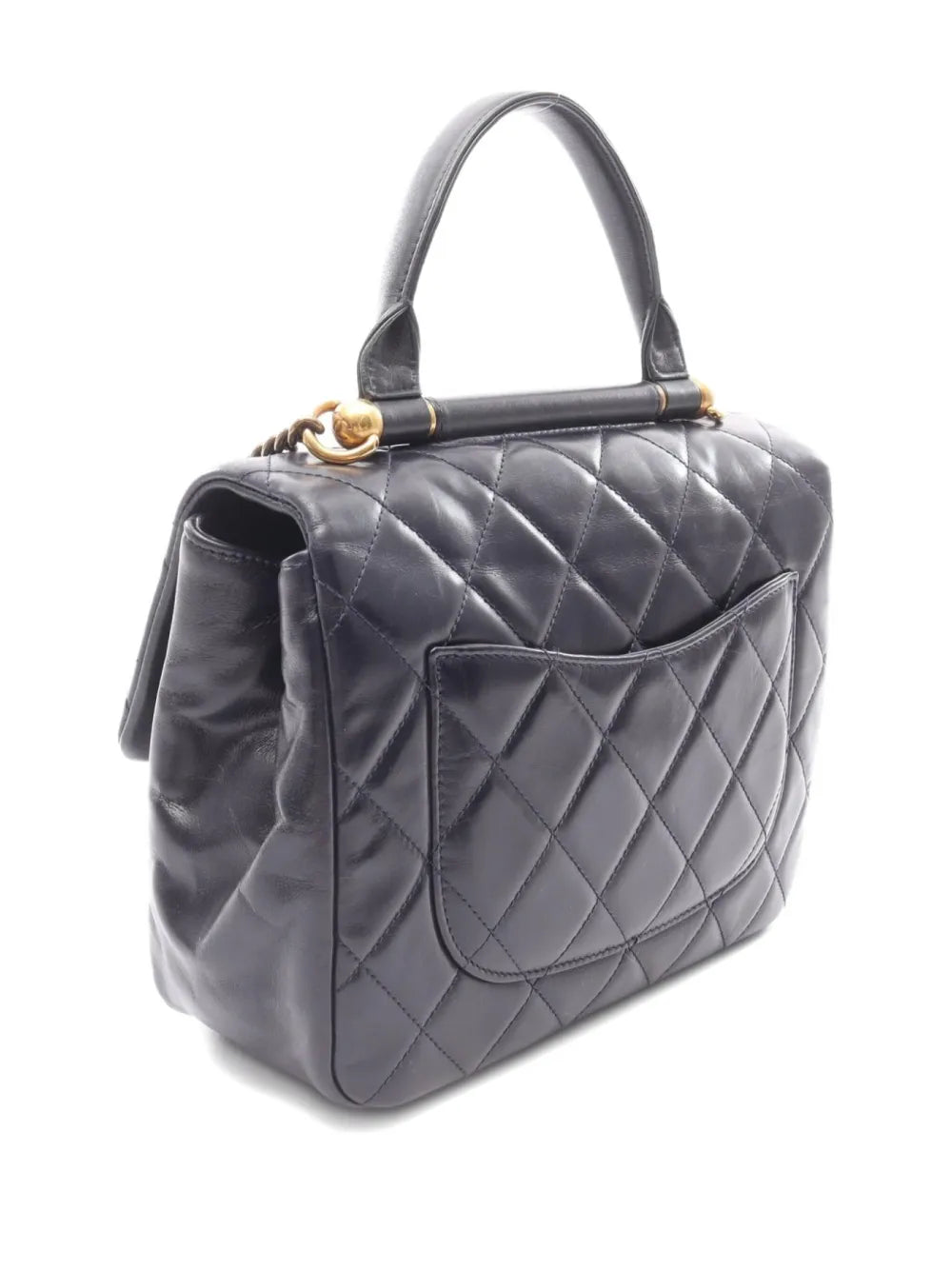 Pre-OwnedCHANEL Pre-Owned2016-2017 matelasstop-handle shoulder bag