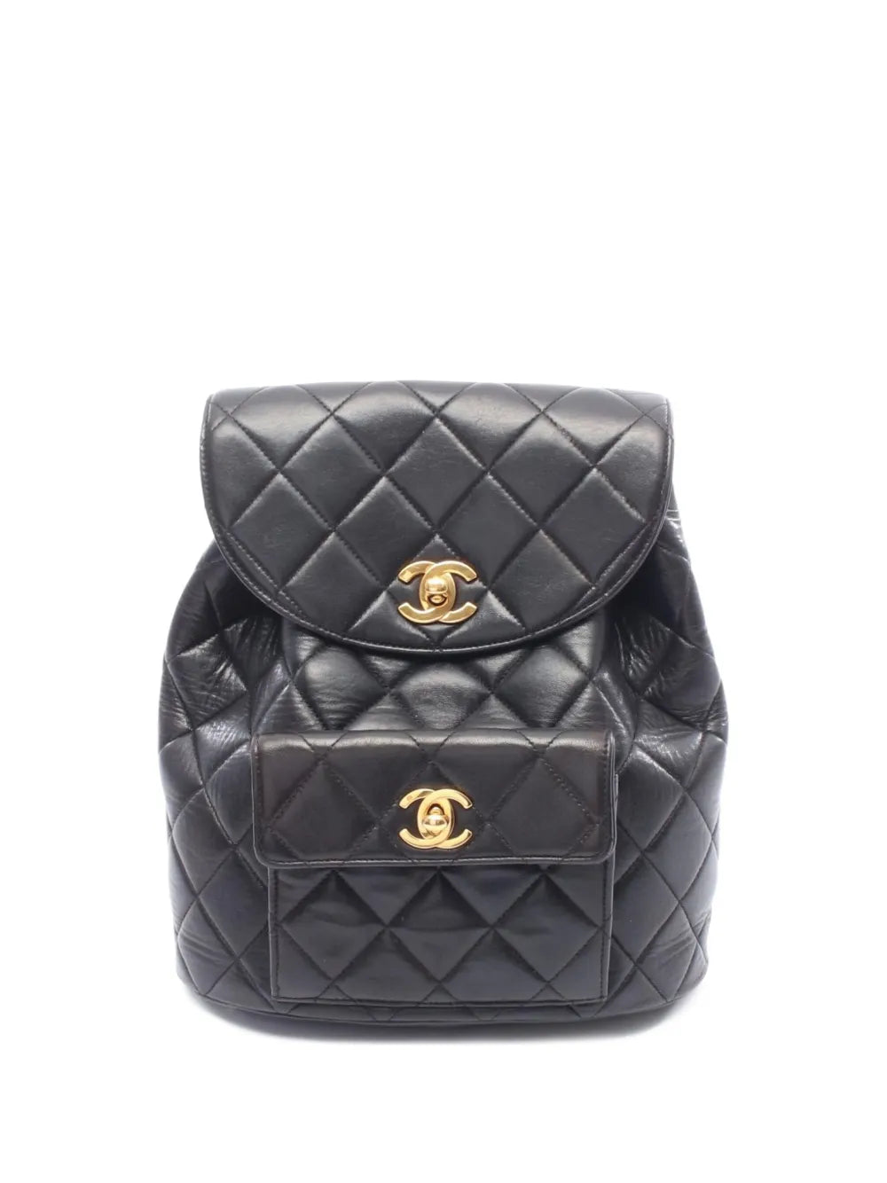 Pre-OwnedCHANEL Pre-Owned2010s quilted lambskin backpack