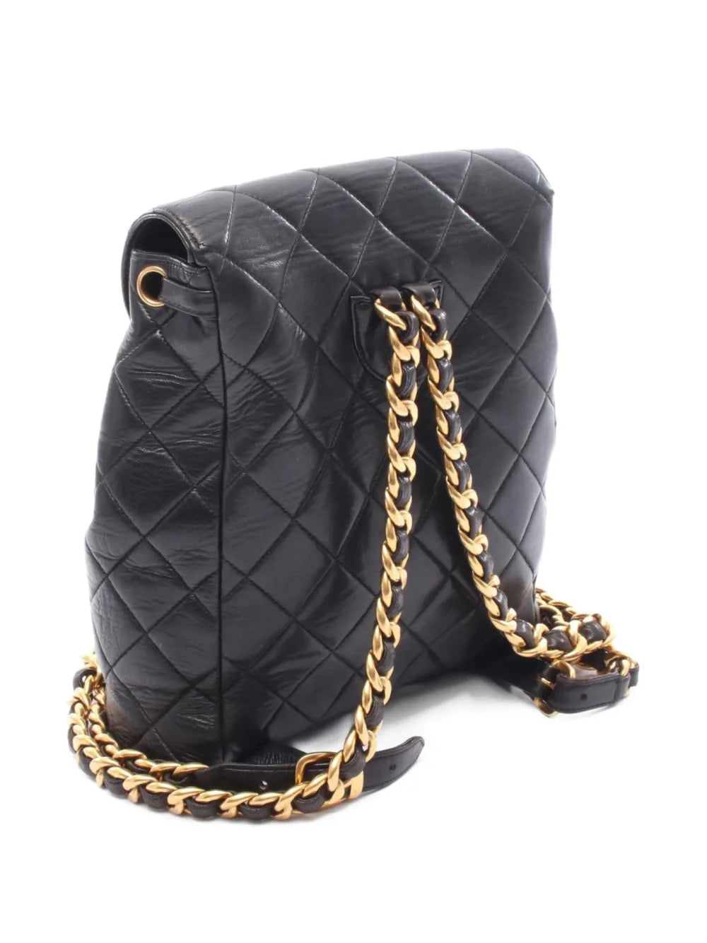 Pre-OwnedCHANEL Pre-Owned2010s quilted lambskin backpack