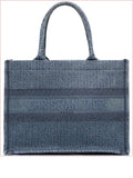 Pre-OwnedChristian Dior Pre-Owned2019 Medium Oblique Denim Book tote bag