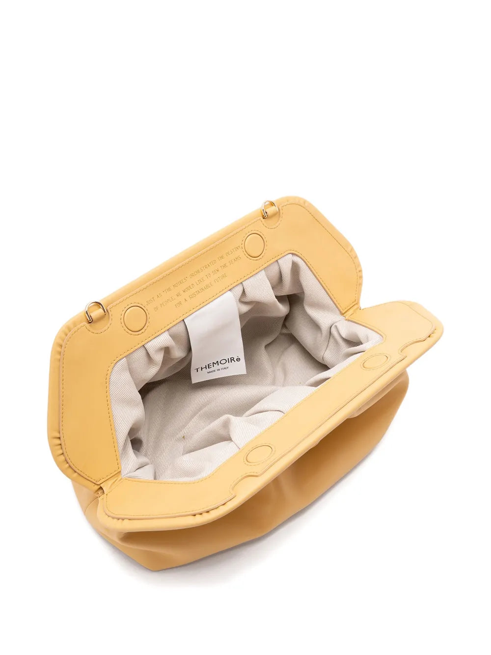 Themoir?ios gathered clutch bag