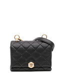 Pre-OwnedCHANEL Pre-Owned2019 Mini Quilted Calfskin Pearl CC Accordion Flap crossbody bag