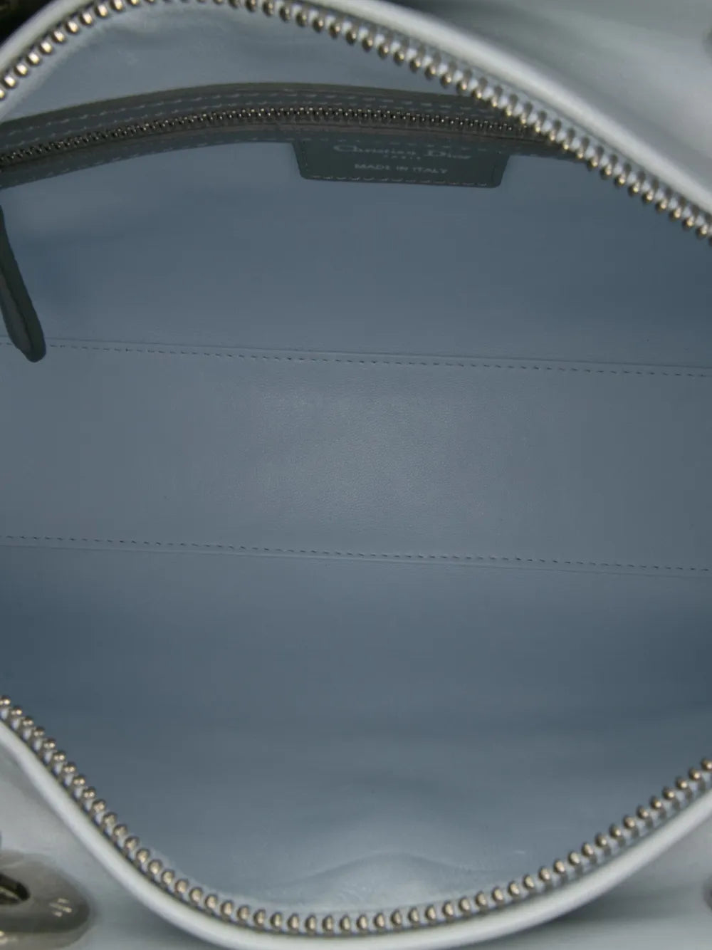 Pre-OwnedChristian Dior Pre-Owned2014 Large Bicolor Lambskin Cannage Lady Dior satchel