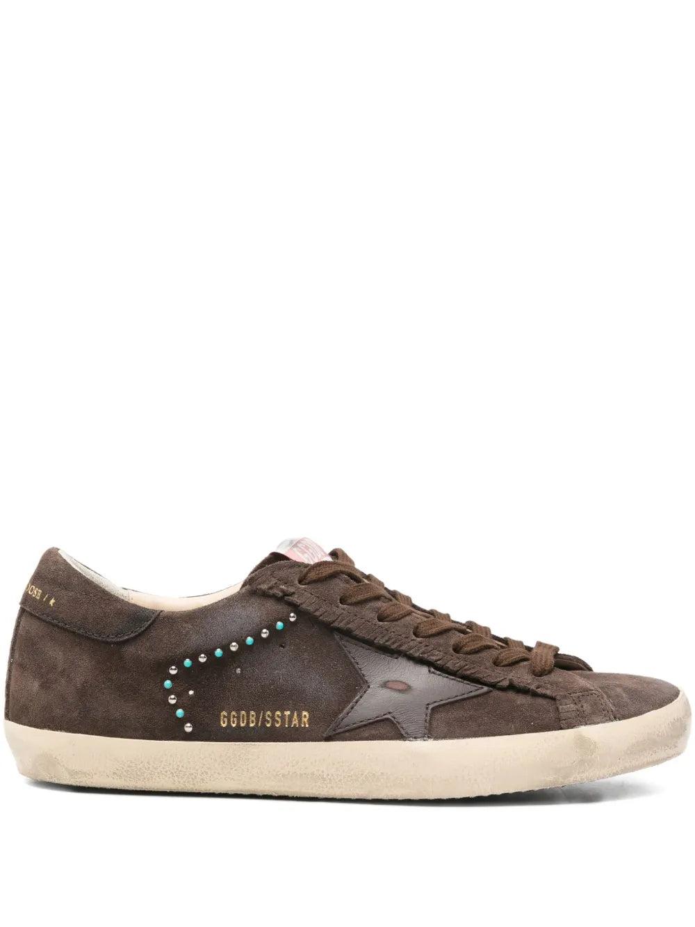 Golden Goose Suede Studded Star Sneakers