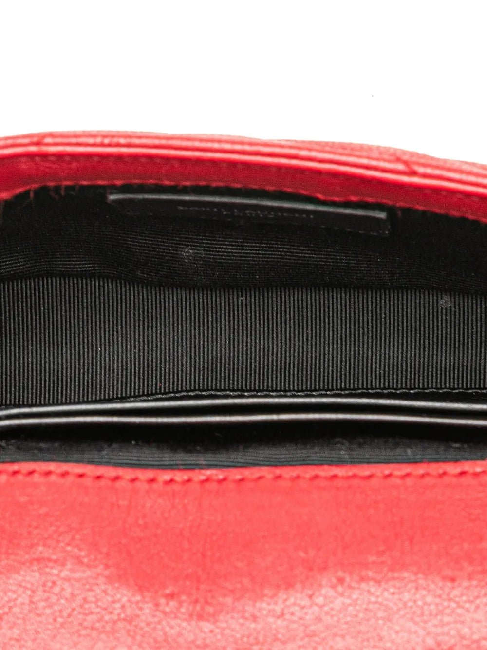 Pre-OwnedSaint Laurent Pre-Owned2015 Baby Sheepskin Chevron Classic Monogram Chain Bag crossbody bag