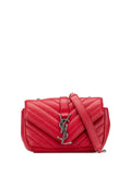 Pre-OwnedSaint Laurent Pre-Owned2015 Baby Sheepskin Chevron Classic Monogram Chain Bag crossbody bag