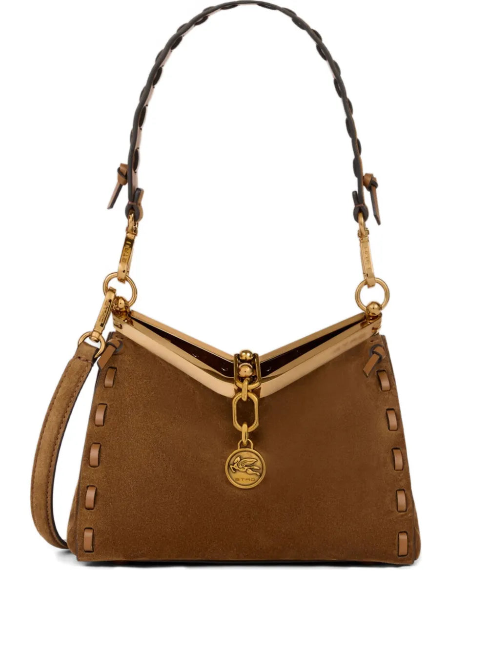 ETROsmall Vela suede shoulder bag