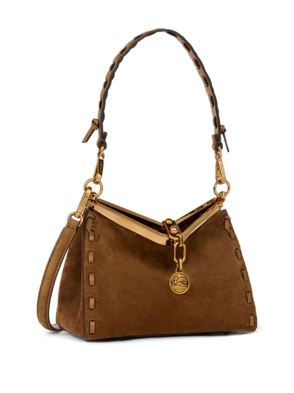 ETROsmall Vela suede shoulder bag
