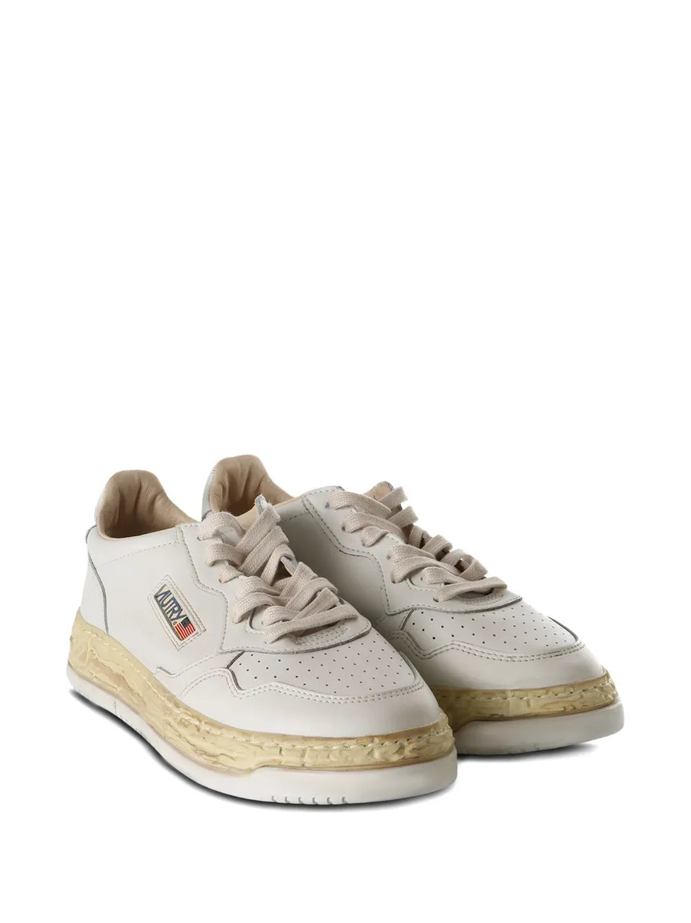 Maison Mihara Yasuhiro X Autry Perforated-Leather Sneakers