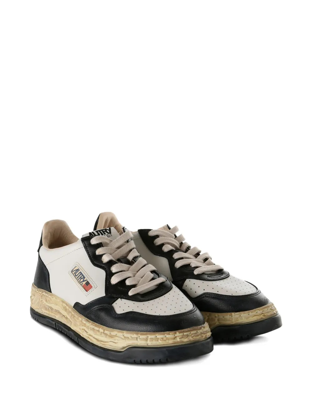 Maison Mihara Yasuhiro X Autry Leather-Panelled Platform Sneakers